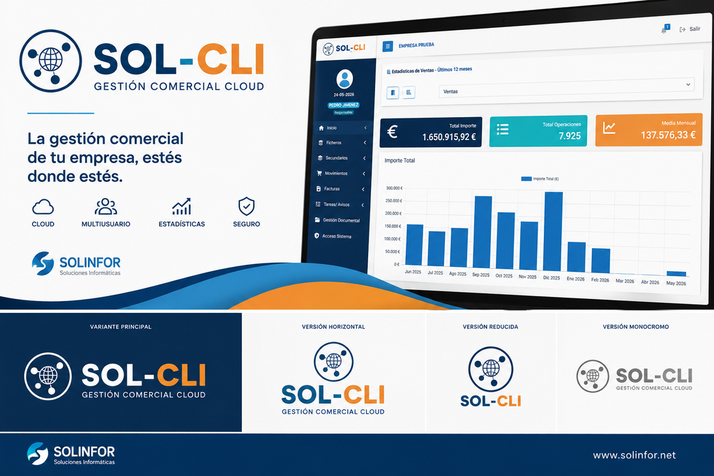 SOL-CLI ERP web, TPV, VeriFactu y accesibilidad
